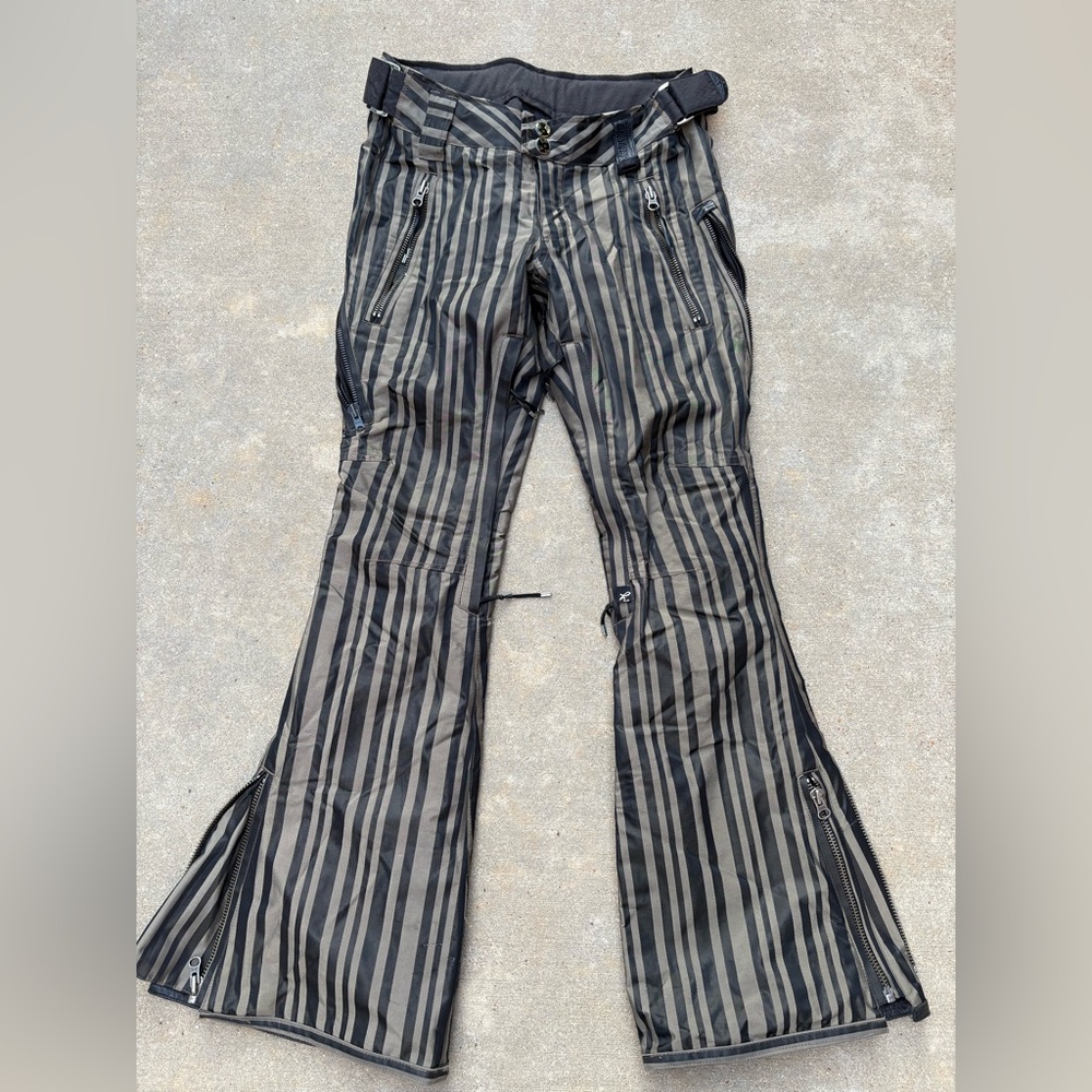 Holden Black and Gray Striped Pants